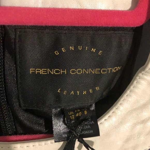 NWT French Connection Jive Halter Leather Dress 8 - Picture 7 of 9